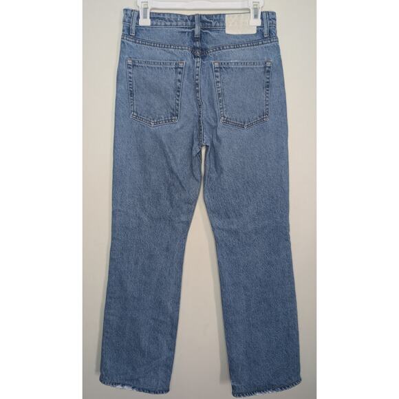 GRLFRND Melanie High Rise Boot Cut Jeans in Blue Wash, Size 26 - Picture 6 of 9